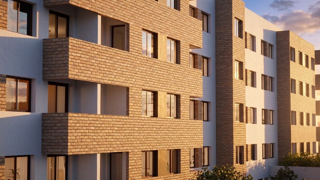 Luma Residence: 3D prikaz balkona i fasade