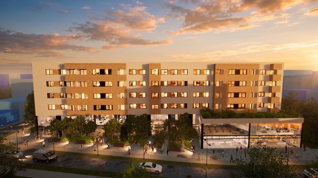 Luma Residence: 3D prikaz fasade u zalasku sunca